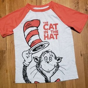 Dr Seuss The Cat in the Hat T-Shirt Size 8 NWT